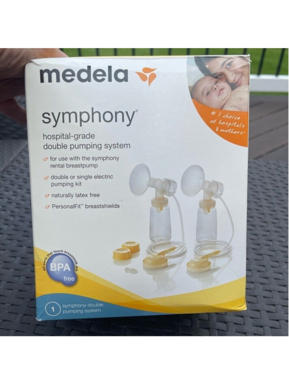 Medela Symphony Double Pumping Kit parts